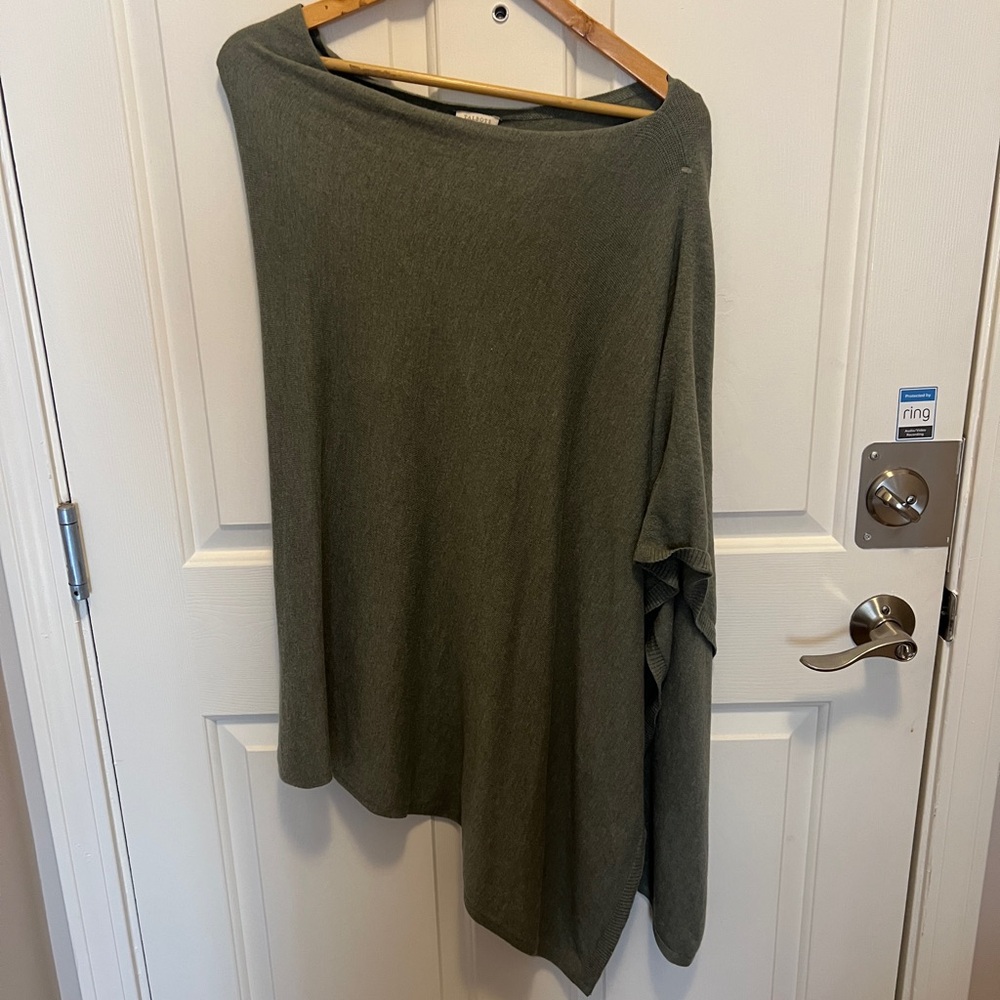 Talbot’s Sage Green Oversized Poncho